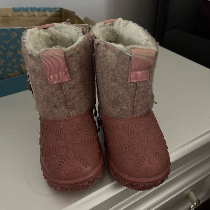 Зимняя обувь для девочек 22-23 размер