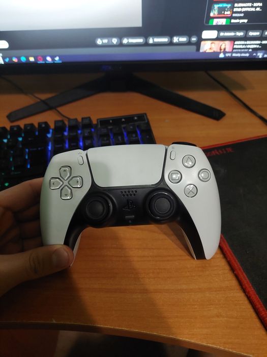Playstation 5 controller джойстик контролер dualsense черен нов