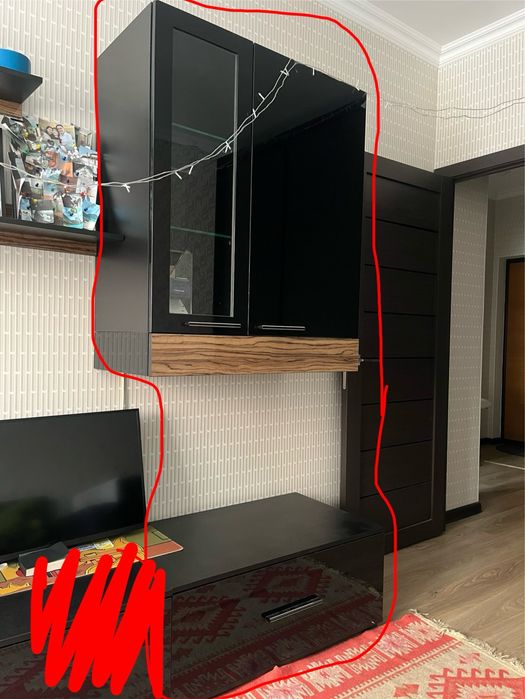 шкаф с тумбой 10к