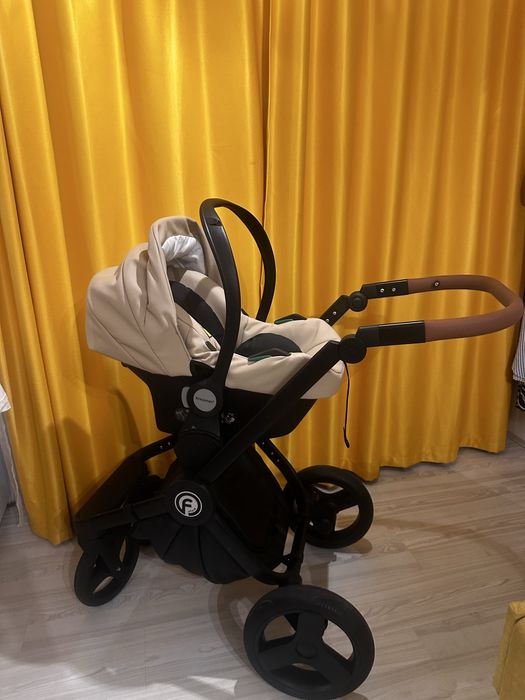 Cărucior 3 in 1 Krausman Topaz Lux Beige