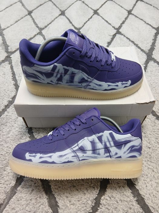 Nike Air Force 1 Skeleton Purple – Design Special | Sneakers