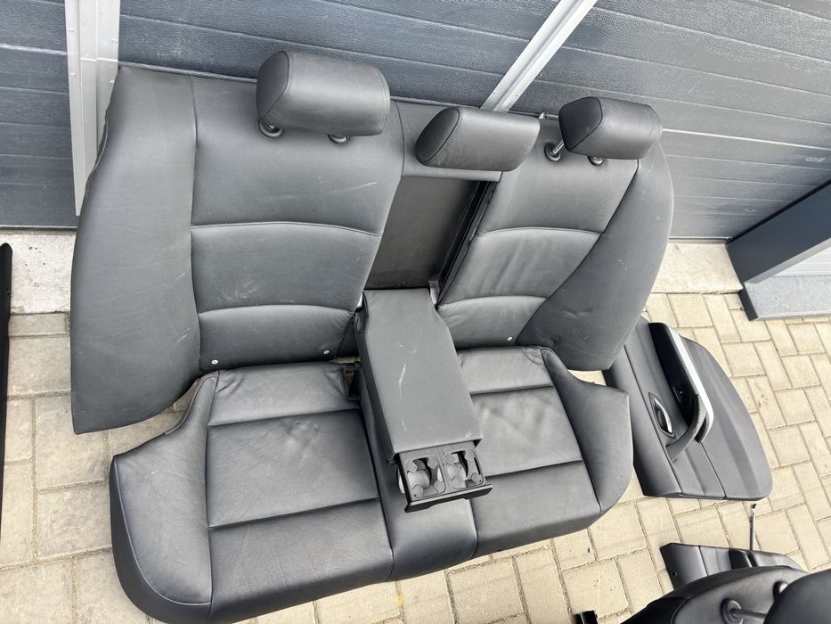 Scaune interior recaro sport piele neagra incalzit Bmw seria 3 E90 #2