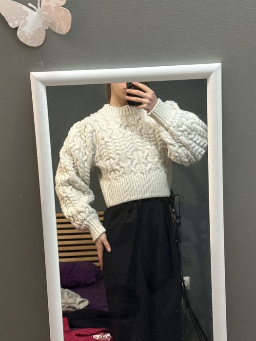 Страхотен пуловер вълна ЗАРА ХС