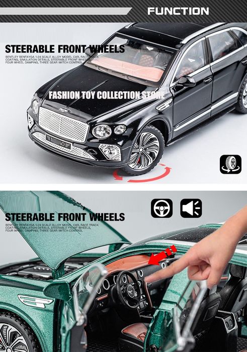 Macheta auto jucărie Bentley Bentayaga, noua, metalica