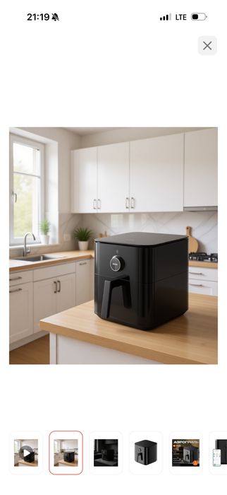 Аэрогриль Xiaomi Smart Air Fryer 6.5L BHR7357EU черный