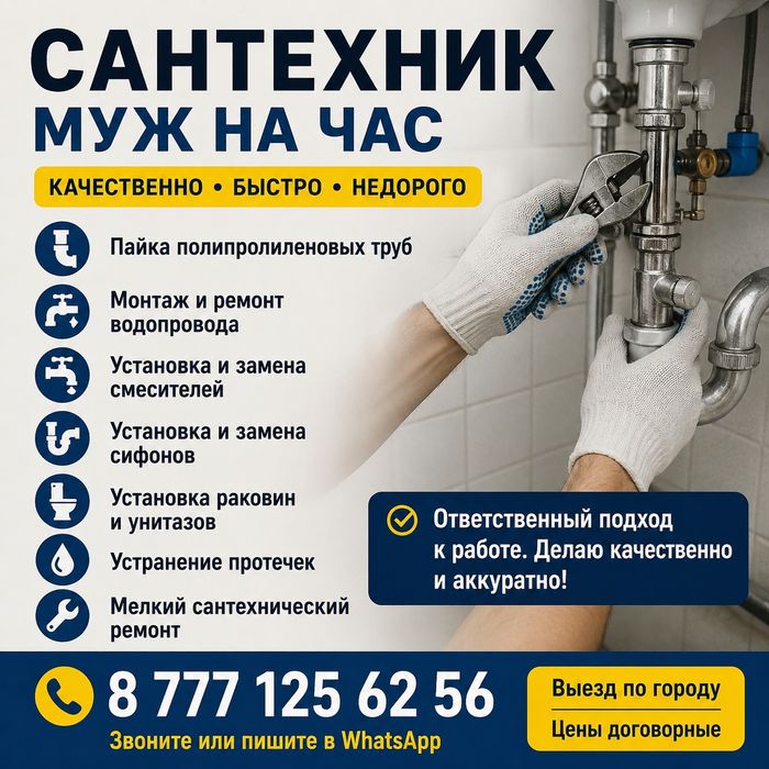 Сантехник. Муж на час