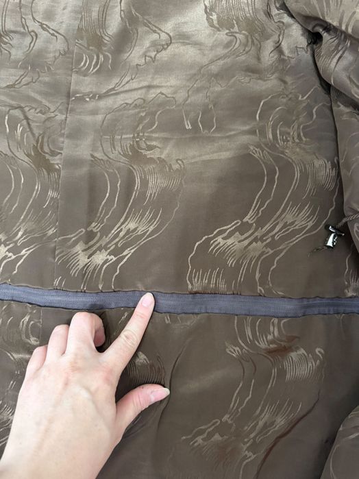 Шуба в капучиновом цвете