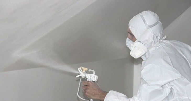 Безвоздушная покраска стен, потолков, фасадов