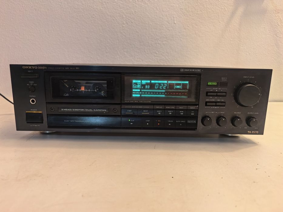 Deck Onkyo 3 head Integra TA 2570 3 capete made in Japan