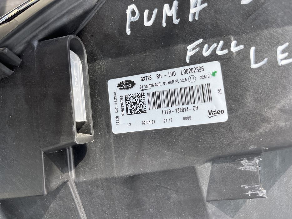 Фар Ford Puma Full Led 2020г 2бр