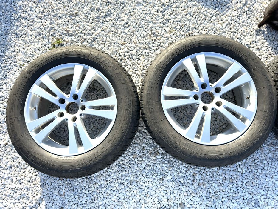 Джанти 17 от Mercedes 5x112, ET 35, 7.5J с гуми 225/60