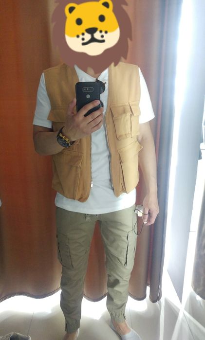 Жилет в стиле милитари