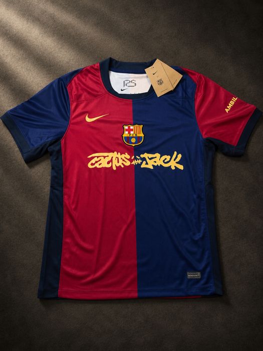 Fotbal Jersey Barcelona X Cactus Jack
