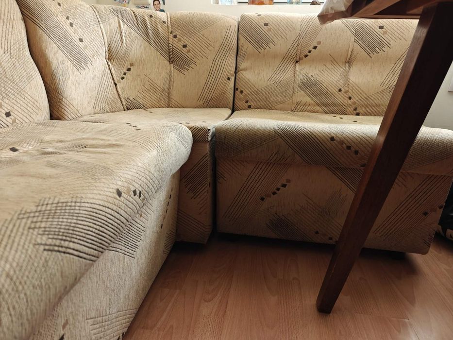 Ъглова кухненски диван с функция сън и ракла шир. 60см, вис. 40см на с