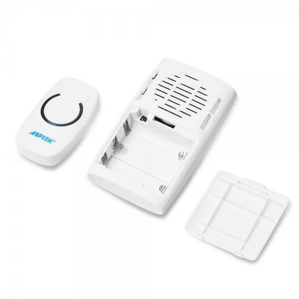 Безжичен звънец, аларма 4 в 1  с LED индикатор и 36 мелодии AGPTEK