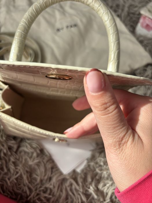 By Far Mini Croco - Мини Кроко - Беж