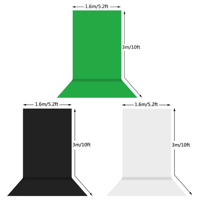 Suport Fundal kit stand, stativ, cabina foto fundal foto alb negru