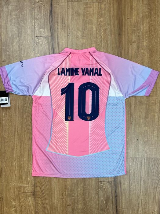 Мъжка фитболна фланелка на Барселона/ Ямин Ямал/ Barcelona 25/26