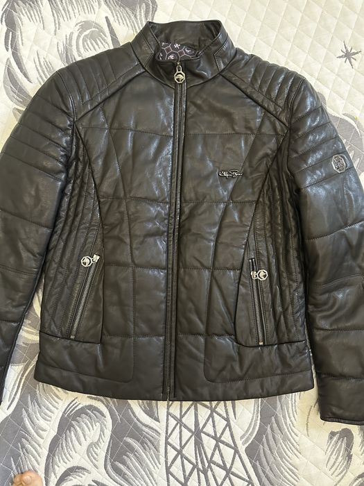 Кожаная куртка мужская