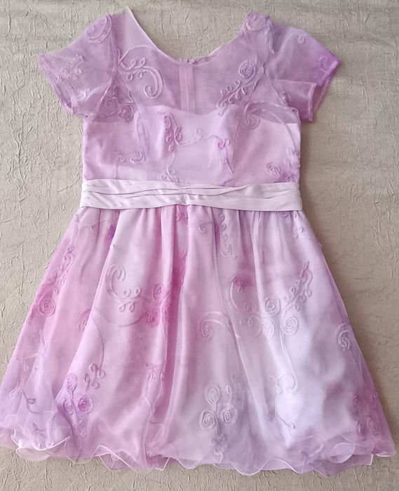 Розова официална рокля