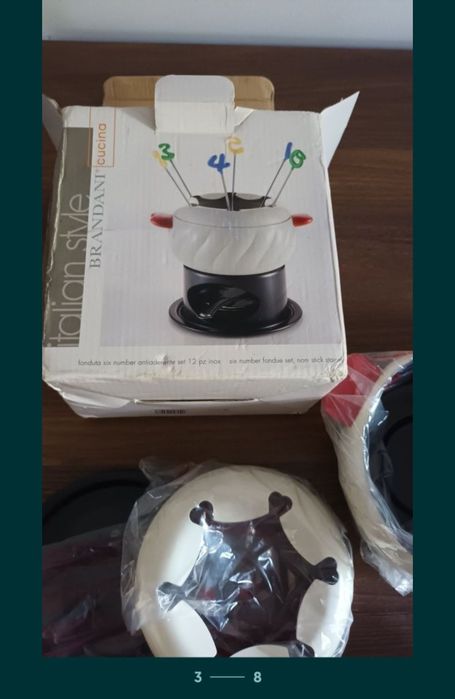 Set topire ciocolata branza