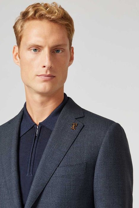 Sacou blazer slim 50 L de lux LAB Pal Zileri lana super 150's