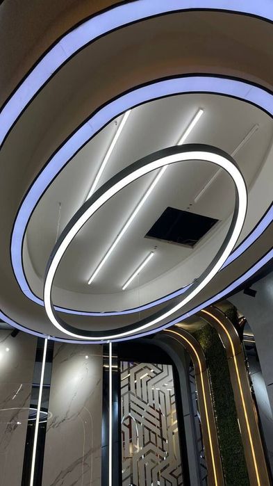 Подвесной светильник Потолочный Встроенные Накладные Линейные