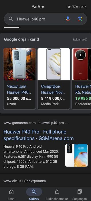 Huawei p40 pro 5g