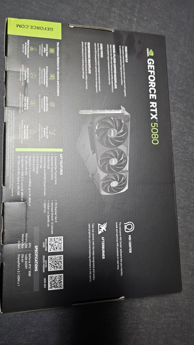 MSI RTX 5080 shadow3x