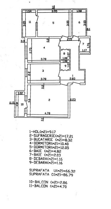 OFERTA VERII!! Apartament cu 3 camere, mobilat, VASLUI zona CENTRU - B