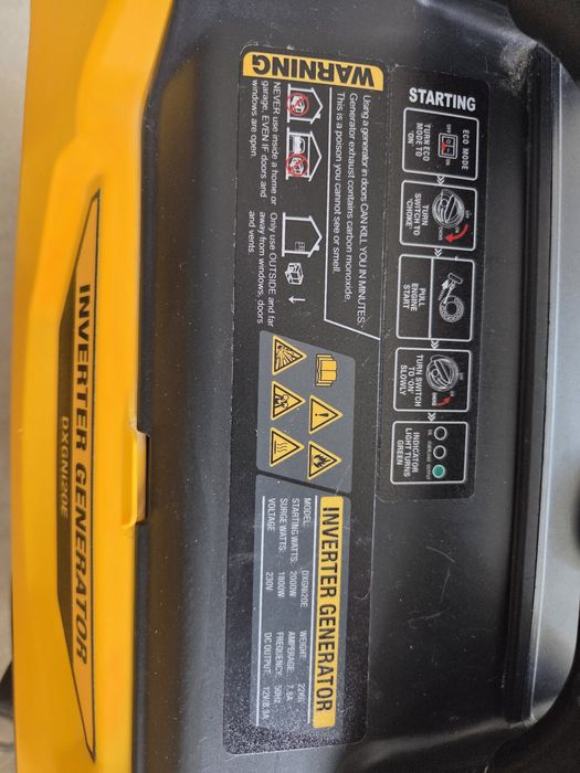 Генератор Dewalt DXGNI20e