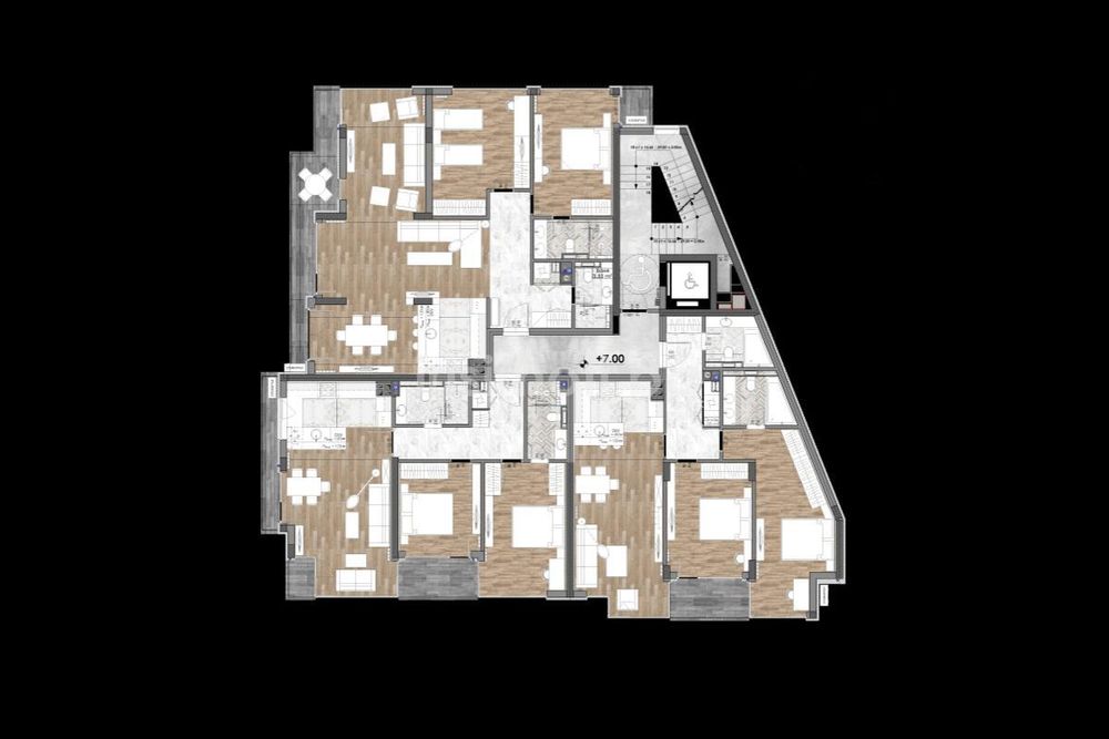 Продава се Тристаен апартамент в София, Манастирски ливади - 146 кв.м за 1482 €/кв.м - Снимка #2