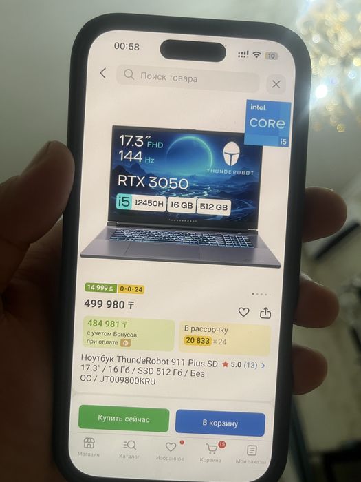 Ноутбук ThundeRobot 911 Plus SD 17.3