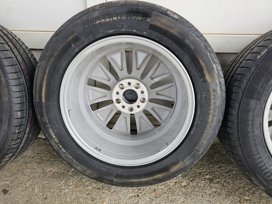 Jante Mercedes 17 "prinderea la prezoane 5X112  , cu anvelope Noi Continental 235/55/17 DOT 2026