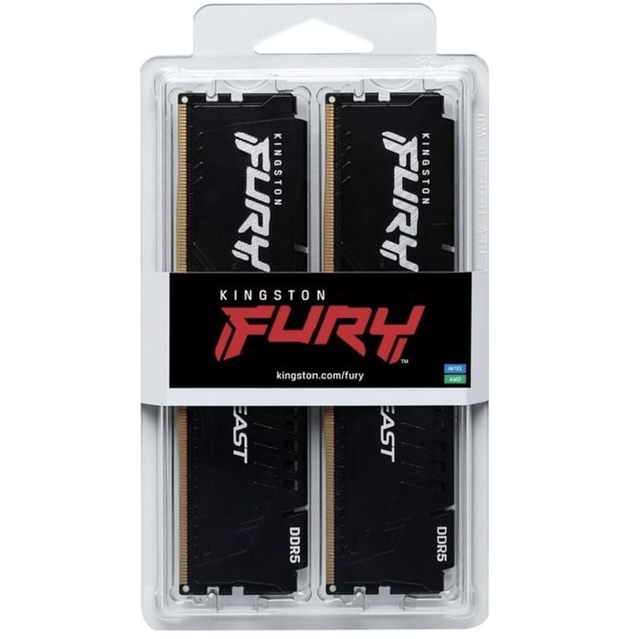 Оперативная память DDR5 Kingston FURY Beast 16GB (2x8GB) 5200MHz