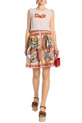 Bluză/top Dolce&Gabbana din mătase cu broderie, măsura 40IT