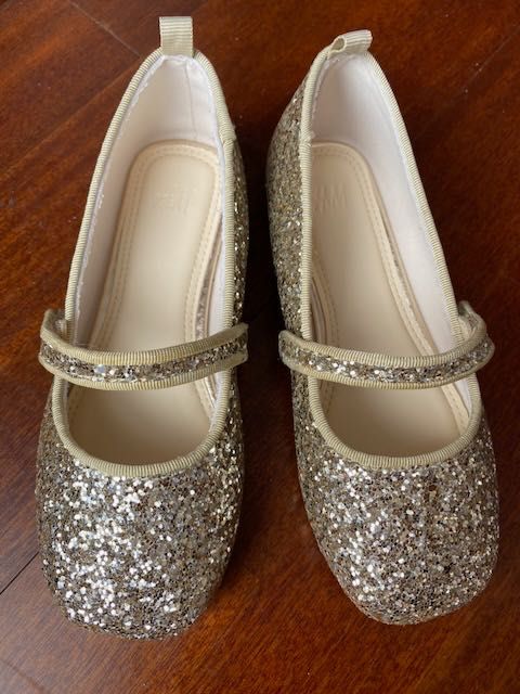 Блестящи детски обувки H&M