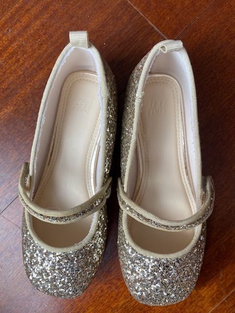 Блестящи детски обувки H&M