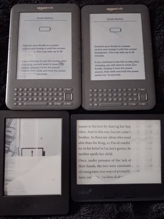 Ebook-uri Kindle,Tolino defecte