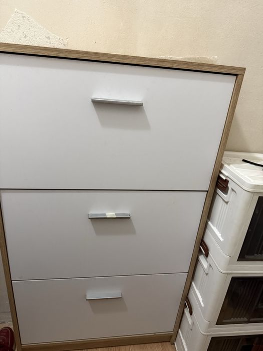 Тумба для обуви белое