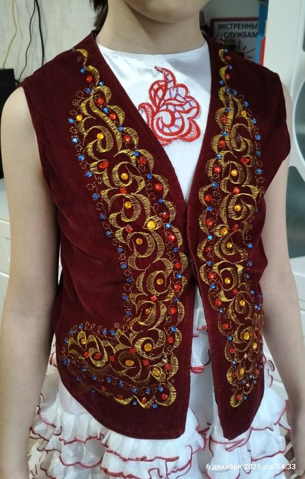 Национальный казахский набор для девочки (3–8 лет)