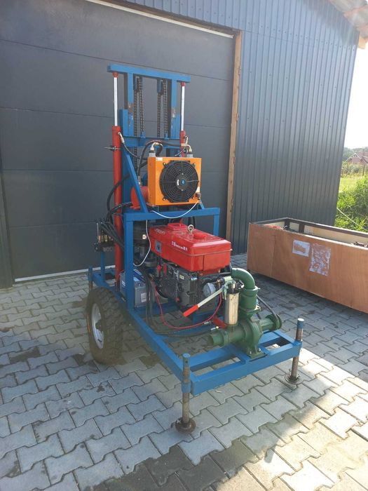 Masina foraj DIESEL 32Cp 100m Prajina 5 sape sol/piatra NOUA 7400 EURO