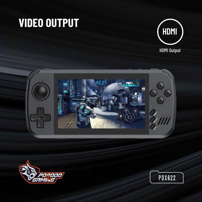 Игровая приставка Porodo 5000+ игр, 64GB, 3000 mAh. Есть доставка