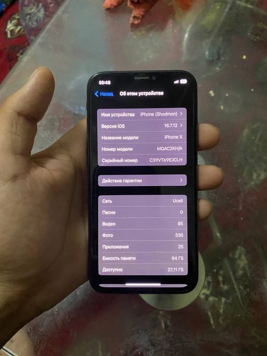 iphone x sotiladi