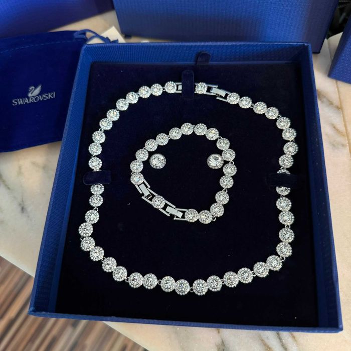 Set Bijuterii Swarovski Angelic Silver//Premium