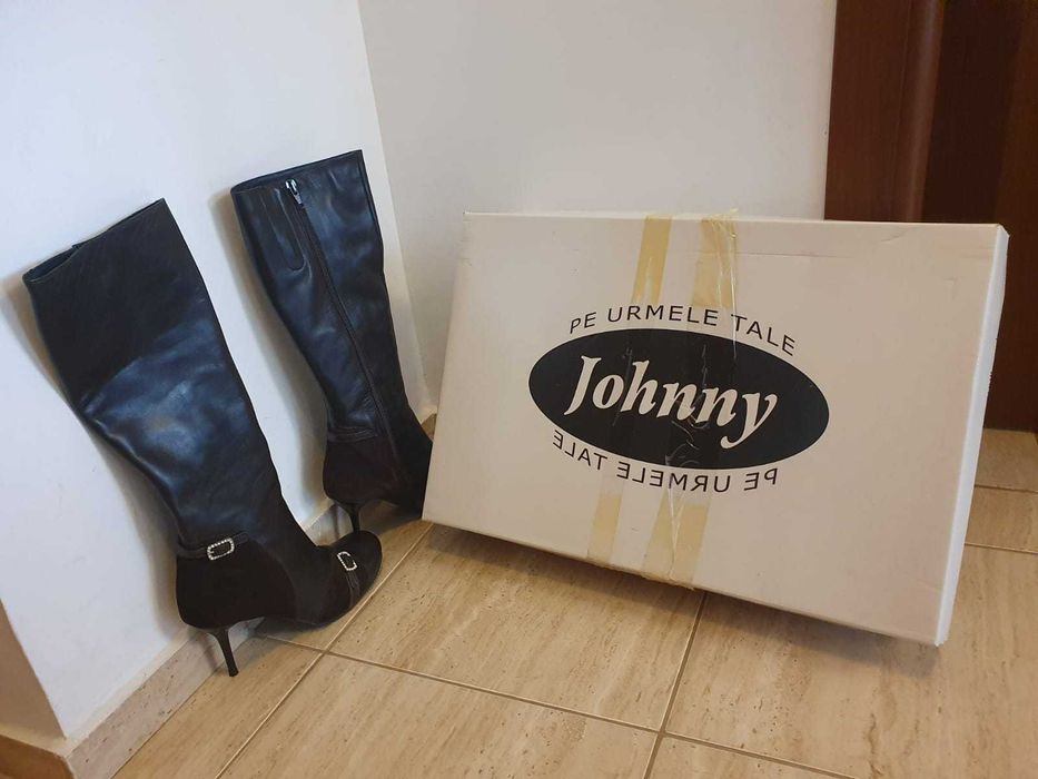 Cizme dama Italia Gia Moretti marimea 35 piele eveniment