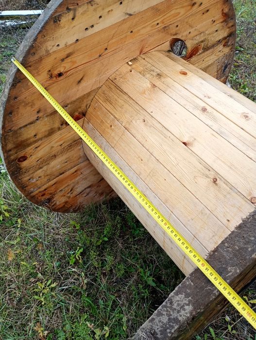 Tambur rola lemn - pentru cablu electric