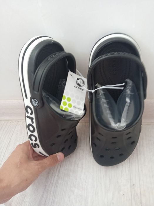 Новые оригинальные сабо Crocs Bayaband Clog (Черные)