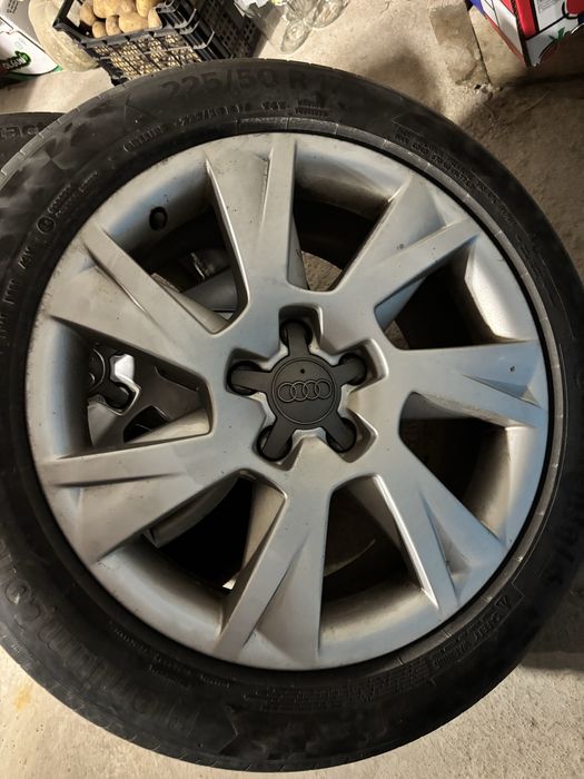 Джанти 17/5/112 с летни гуми за ауди