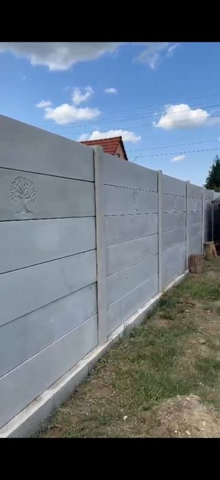 Gard din beton prefabricat